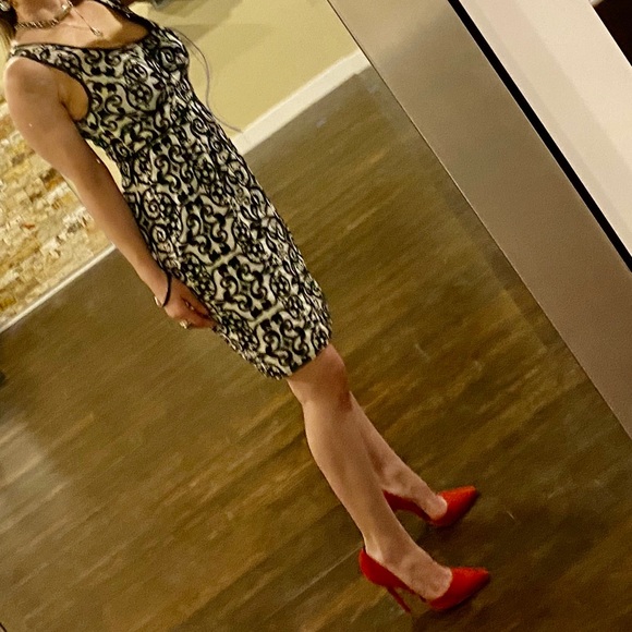 Max Studio Floral Cotton Embroidered Dress S - Picture 1 of 8